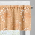 thumbnail image 3 of Ambesonne Boho Valance Pack of 2, Feathers, 54"X12", Pale Orange White, 3 of 5