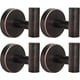 thumbnail image 1 of Zhuge Ganchos para batas, toallas, abrigos, ganchos de pared para baño, colgadores de acero inoxidable para puerta, toallas, batas, ropa, armarios, ganchos para esponjas, 8 paquetes, 1 of 5