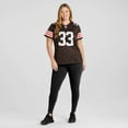 thumbnail image 6 of Women's Nike Ronnie Hickman  Brown Cleveland Browns Team Game Jersey, 6 of 7