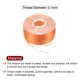 thumbnail image 5 of 2 Juegos Bobina Hilo Prebobinado con Estuche Plástico para Bordado y Coser Unique Bargains Pálido Naranja, 5 of 6