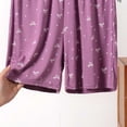 thumbnail image 5 of cfhntfmh Plus Size Pajama Shorts for Women Soft Comfy Sleep Lounge Shorts Elastic Waist Summer Sleepwear, 5 of 5