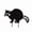 Crouching raccoon, variant on LAIQIEN Raccoon Sculpture Garden Stake Decorative Photography Props Yard Ornament for Driveway Driveway Decors Garden Supplies