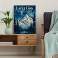 thumbnail image 5 of Qisvanset Night Mountain Landscape Quote Canvas Wall Art 15.75x11.81 Inches, 5 of 8