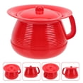 thumbnail image 1 of Minkissy Male Urinal Plastic Red Non-Slip Base Storage Catcher Toilet 1Pack, 1 of 8