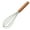 Green, variant on Farfi 10 Inch Egg Beater Wooden Handle Multifunctional Comfortable Grip Reusable Labor-saving Whisking Silicone Manual Egg Mixer Milk Frother Kitchen Utensil for Bakery (Grey)