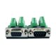 thumbnail image 3 of 10PCS DB9 Solderless Connector, RS232 D-SUB Serial to 2 Row 9-Pin Port Terminal Adapter Breakout Board with Nuts, 3 of 5