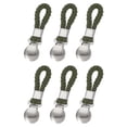 thumbnail image 1 of Uxcell 6 Pcs Clips para Toallas de Té con Asa de Algodón para Colgar, Ganchos de Toalla de Metal de 4.3 Pulgadas, Perchas de Tela Multifuncionales para el Hogar, Cocina y Baño, Verde (Redondo), 1 of 7