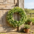 thumbnail image 4 of Artificial Flower Wreath Door Hanging Decoration Colorful Floral Design Fade Resistant Durable Easy Hang Front Door Window Wall Porch Party Holiday Home Seasonal Decor Accent, 4 of 6