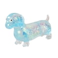 thumbnail image 3 of Juguete antiestrés con forma de perro salchicha, diseño brillante, juguete sensorial, material suave, regalo novedoso, Azul, 3 of 9