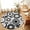 Gray, variant on Small Round Rug 3Ft, Black Grey Abstract Non-Slip Washable Circle Rugs Carpet, Modern Geometric Polka Dot Indoor Outdoor Rug Floor Mats Throw Runner for Bedroom Living Room Bathroom