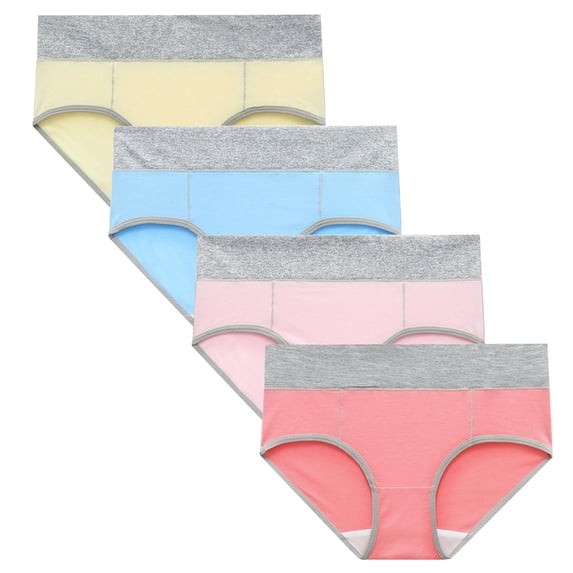 Eashery Womens Briefs Underwear Packs High Cut Underwear Comfy Women'S Briefs Multicolor 5XL