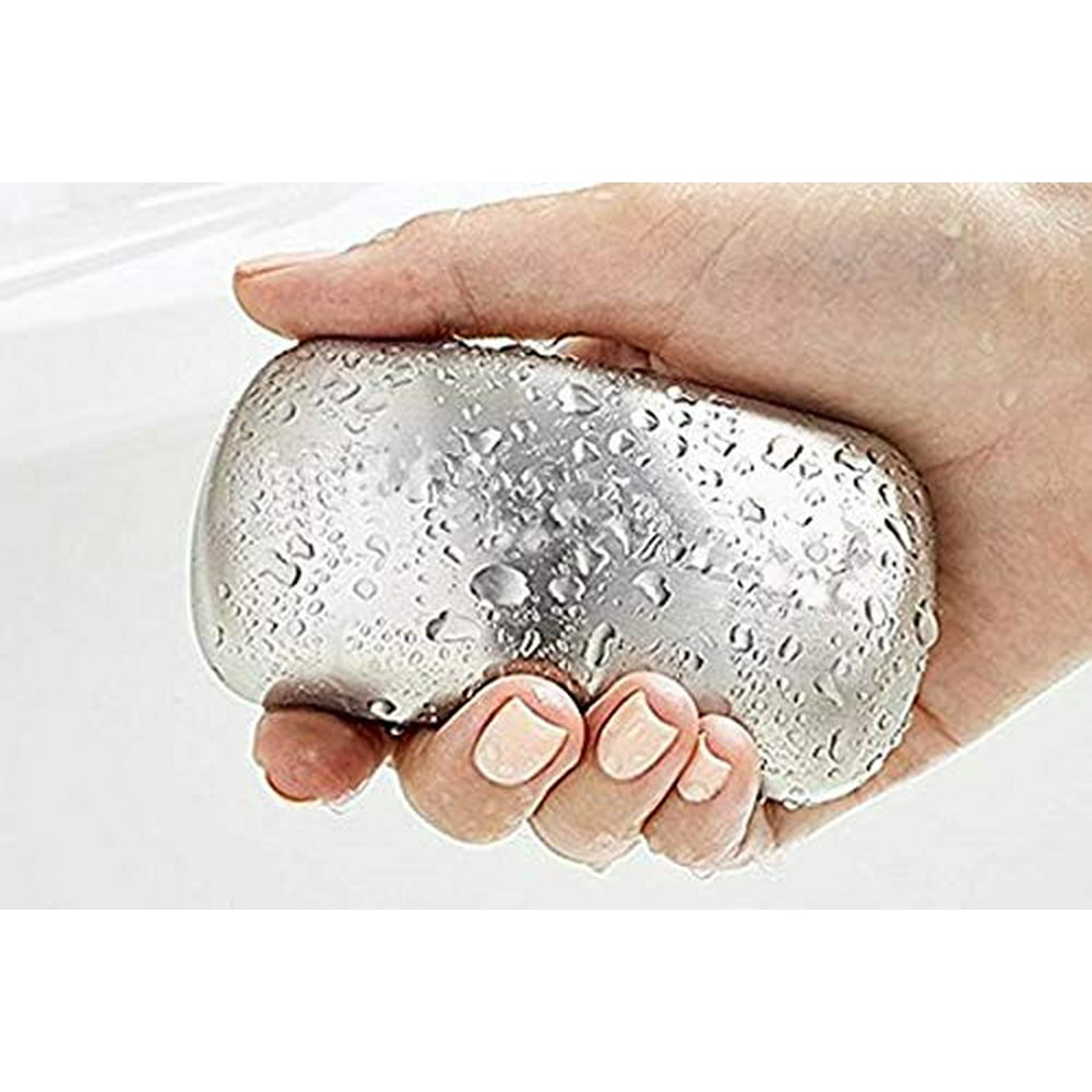 Hoople Stainless Steel Soap Bar Hand Wash Kitchen Gadget Absorbs Strong