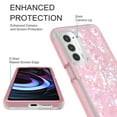 thumbnail image 3 of Moto G Stylus 5G (2021) Case, Rosebono Hybrid Graphic Design Pattern Hard Back Pannel Cover Case For Moto G Stylus 5G (2021) (Pink Shell), 3 of 4