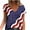 Navy B, variant on IROINNID 4th of July T-Shirt For Women Clothes V-Neck July 4th Women Tops July 4th