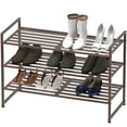 Simple Houseware 3Tier Display Stacking Storage, Stackable Metal Panel