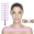 thumbnail image 3 of Pochoir à Sourcils Haute Fréquence 8 Styles Kit de Toilettage DIY, 3 of 7