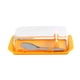thumbnail image 1 of Plato de con tapa, vajilla de cocina Tangent de acero inoxidable para encimera de queso, 1 of 4