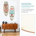 thumbnail image 3 of OUNONA Set of 2 Vintage Wood Surfboard Wall Signs for Bar, Porch, Beach Decor, 3 of 8