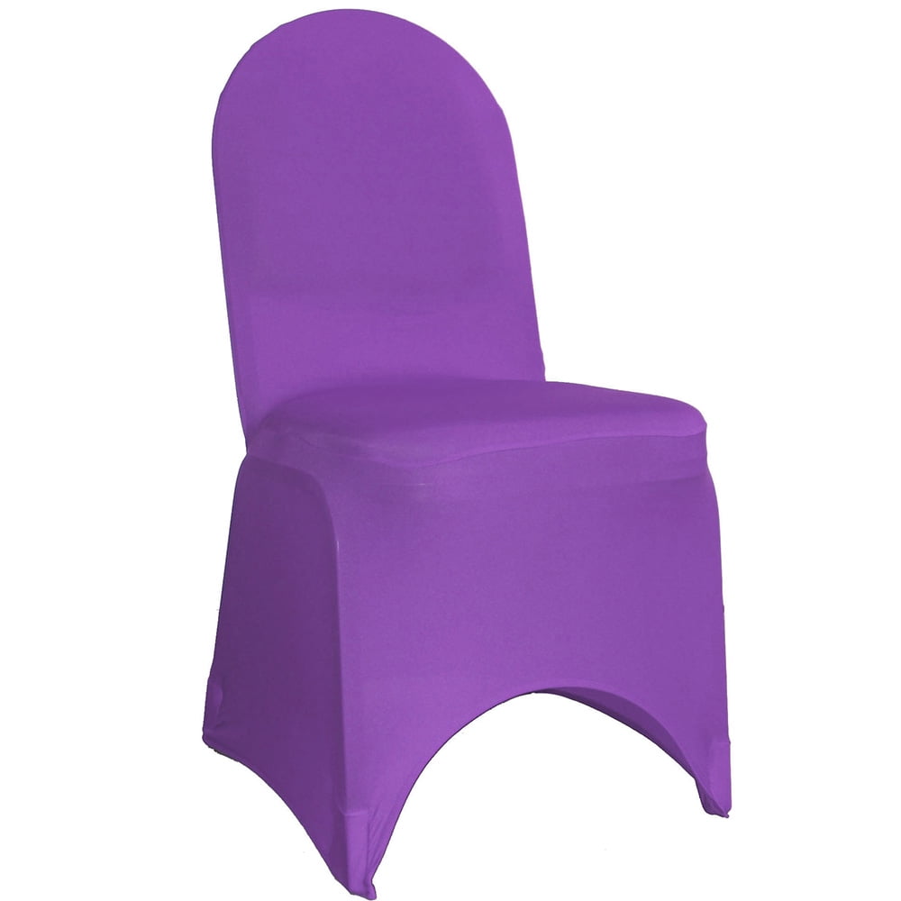 Color Stretch Spandex Premium Chair Cover Full Seat Banquet Lycra Wedding Cover 