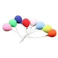 thumbnail image 2 of 8pcs Miniature Balloon Ornaments for DIY Clay Crafts Assorted Color Safe and, 2 of 3