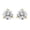 Yellow, variant on 3/4 Carat Solitaire Diamond Stud Earrings 14K Yellow Gold Round Brilliant Shape 3 Prong Screw Back (J-K Color, I1 Clarity)