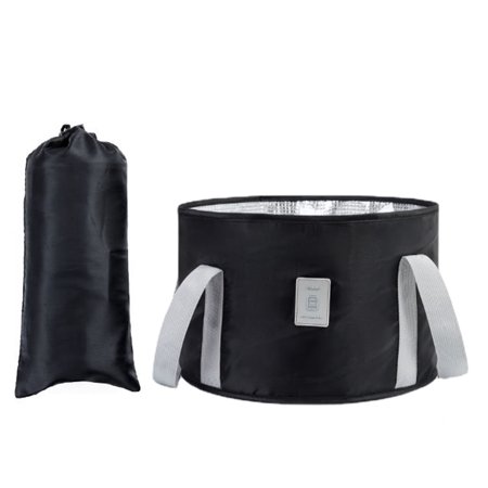 DOPI Collapsible Foot Bath Basin | Foldable Water Bucket Water Bag for Travel Camping | Portable Foot Soak Tub Film Insulation Travel Soaking Feet Bucket