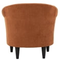 thumbnail image 4 of Fox Hill Trading Marlee Traditional Polyester Fabric Club Chair in Burnt Orange, 4 of 4