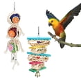 thumbnail image 2 of 2 uds mascota pájaro loro columpio paja Sepak takraw masticar juguete jaula colgante juguetes para periquitos cacatúas, 2 of 13