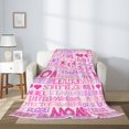 thumbnail image 2 of Sikiie Best Mom ever Cozy Flannel Fleece Throw Blanket: Lightweight & Thick for All Seasons - Perfect for Women, Men, & Kids"60"x50", 2 of 6