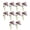 Color:Bean paste MAUVE, variant on 10Pcs Realistic Artificial Iris Flower 17.7Inch For Vase Flower Arrangements Wedding Table Centerpieces Home Decoration