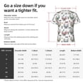 thumbnail image 4 of Naloa Cute French Bulldog Men's T-Shirt Sport T-shirt Men's Basic Tee Casual Men's Shirt, Round Neck, Short Sleeves - X-Large, 4 of 5