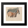 thumbnail image 2 of Robert Hills 17x15 Black Modern Framed Museum Art Print Titled - Sketch of a Horse, 2 of 5