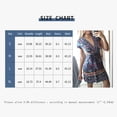 thumbnail image 2 of SWQZVT Womens Summer Dresses Women's Floral Print Deep V Neck Mini Dress Summer Casual Tie Waist Dress, 2 of 6