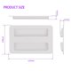 thumbnail image 2 of Paquete de 2 cubiertas para tostadora, cubierta para tostadora de 2 rebanadas, tapa de silicona para tostadora, cubierta para máquina de pan, accesorios para máquina de hacer pan (blanco), 2 of 5