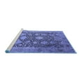 thumbnail image 2 of Ahgly Company Machine Washable Indoor Rectangle Oriental Blue Industrial Area Rugs, 8' x 12', 2 of 4