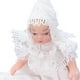 thumbnail image 3 of Mini Ceramic Baby Doll 1/12 Movable Bendable Miniature Baby Doll Model with Dress for Dollhouse Accessories, 3 of 4