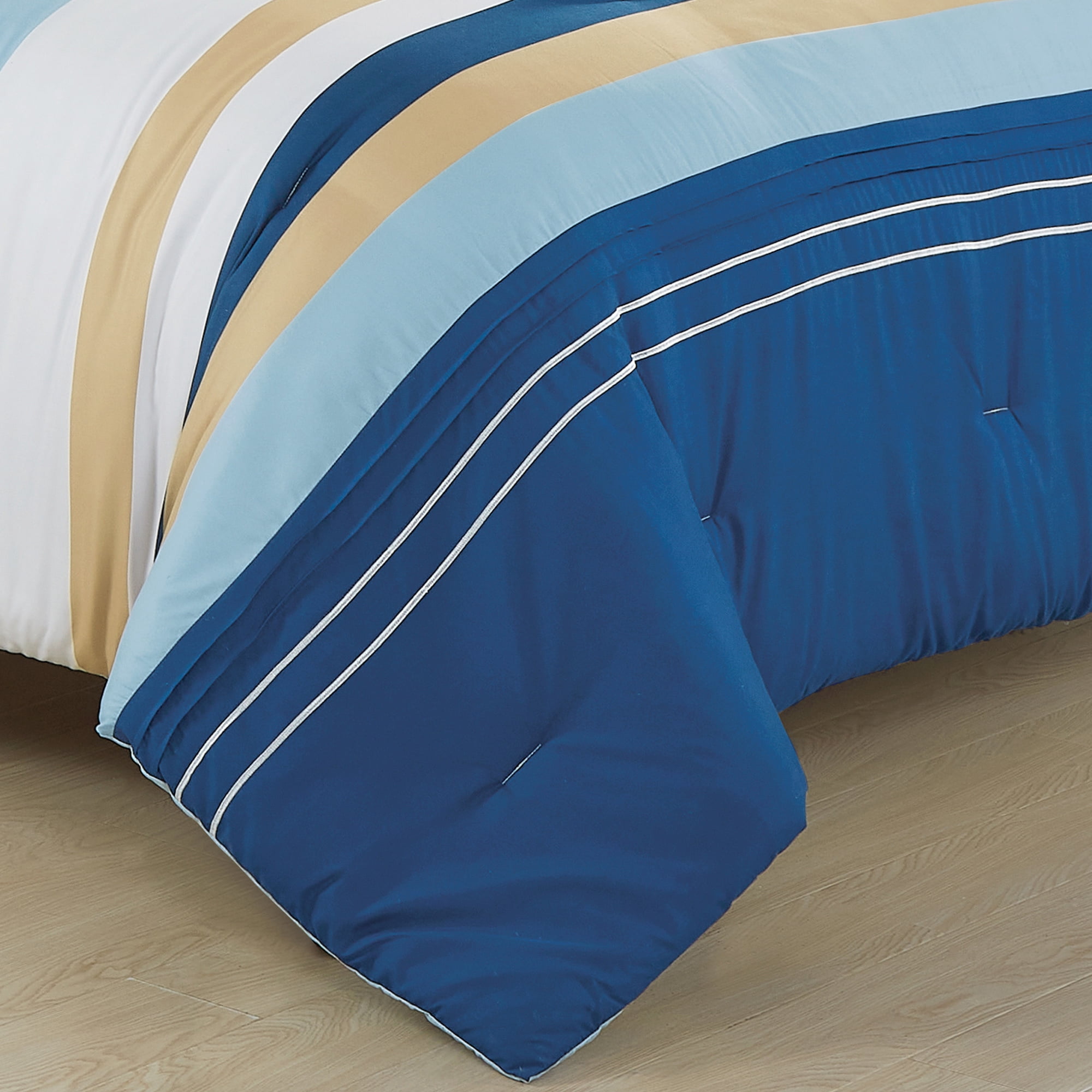 EvJk Luxury 9-Piece Comforter Set – Exquisite Embroidery Design, CAL.KING