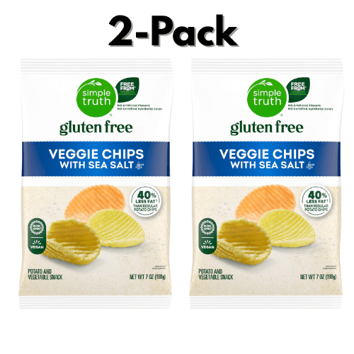 Simple Truth Veggie Chips Sea Salt 2-Pack 7 oz