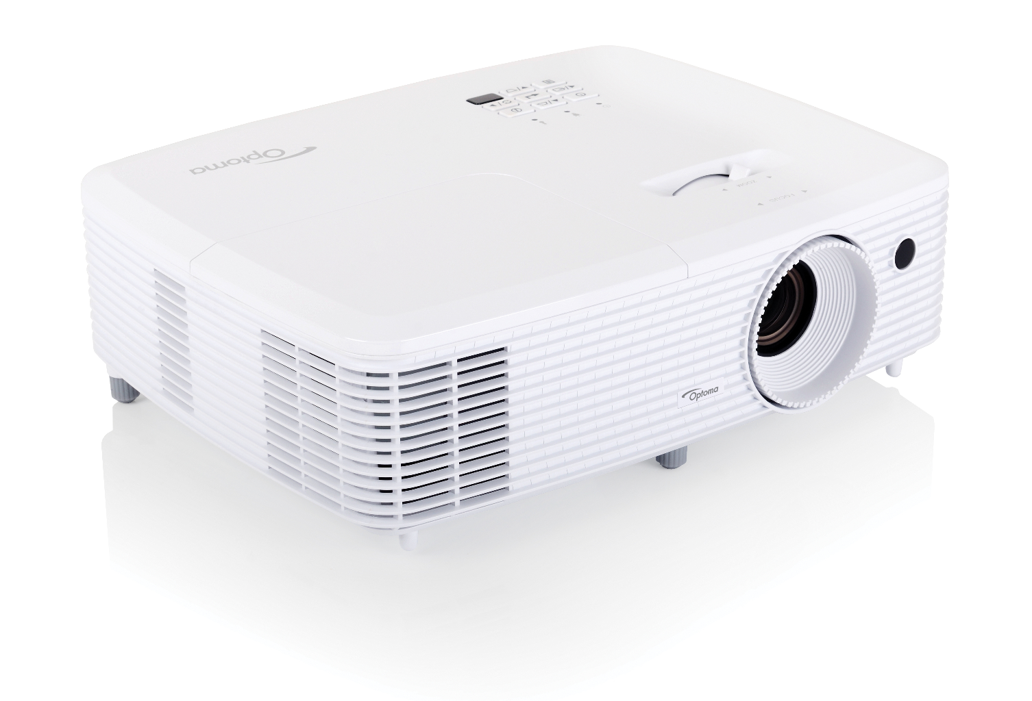 Optoma HD27 - DLP projector - portable - 3D - 3200 ANSI lumens - Full HD (1920 x 1080) - 16:9 - 1080p - white - image 2 of 2