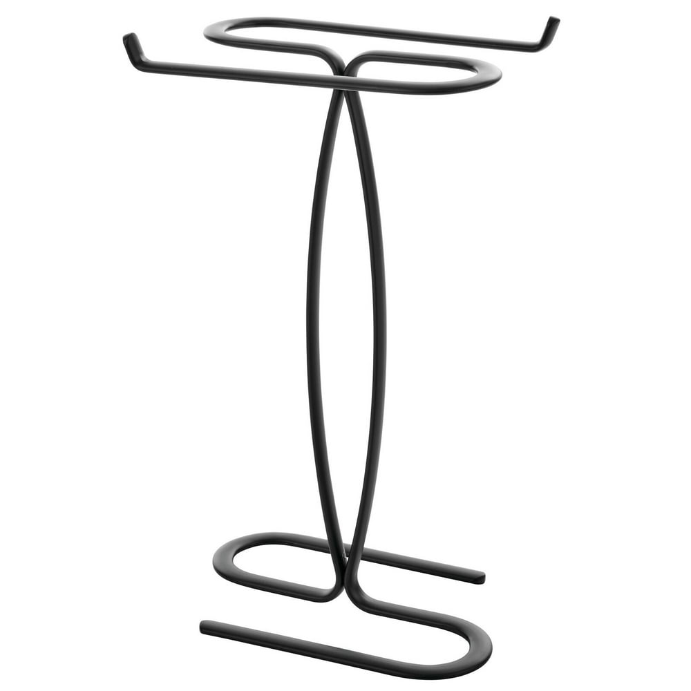 mDesign Decorative Modern Metal Fingertip, Hand Towel Holder Stand