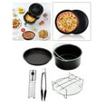 thumbnail image 3 of 5x Air Fryer Accessories Double Grill Rack Air Fryer Baking 9in, 3 of 8