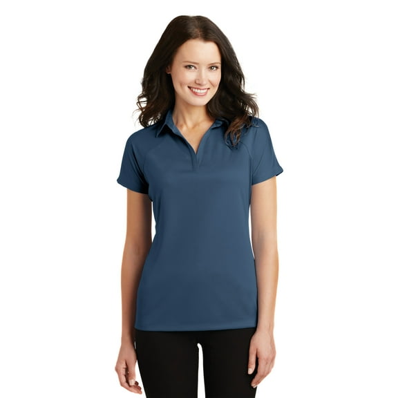 Port Authority Womens Crossover Raglan Polo (L575)- Regatta Blue, 4XL
