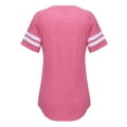 thumbnail image 6 of Fashion Women Trendy Striped T Shirt Casual Round Neck Short Sleeve Tops, 6 of 8