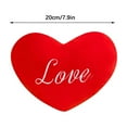 thumbnail image 2 of Uscallm under $5 Heart Pillow, Valentine's Day Heart Shaped Pillow, Cute Love Knot Decoration, Girl Bedroom Scene Decor, Soft Plush Throw Pillow, Romantic Gift for Her, 2 of 5