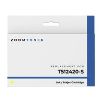 Zoomtoner Compatible with Epson T512420-S Ink / Inkjet Cartridge - Regular Yield - Yellow