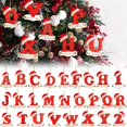 thumbnail image 3 of Colgante de árbol de Navidad para niños, 26 letras, decoraciones de Feliz Navidad para el hogar, adorno acrílico DIY, regalos de Navidad para niños, Año Nuevo 2024, 3 of 4