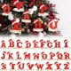 thumbnail image 3 of Colgantes acrílicos con letras de dibujos animados para árbol de Navidad, decoración de Feliz Navidad para el hogar, sombrero, A-Z, 2023, 3 of 4