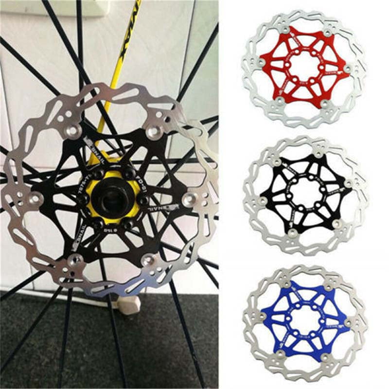 MTB Road Bike Disc Brake Rotor 160//180//203mm 6 Bolts Floating Stainless steel