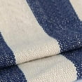 thumbnail image 4 of Blue hammock stand made of soft and high quality canvas, large portable hanging hammock for camping and outdoor use (blue and white stripes), 4 of 5