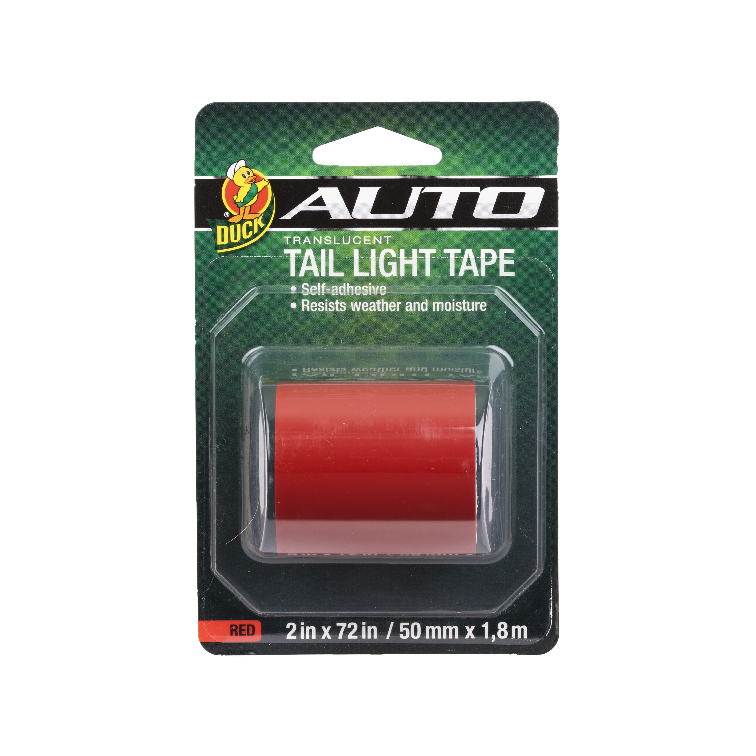 Duck Brand TRANSLUCENT TAIL LIGHT REPAIR TAPE RED Self Adhesive Water Resistant